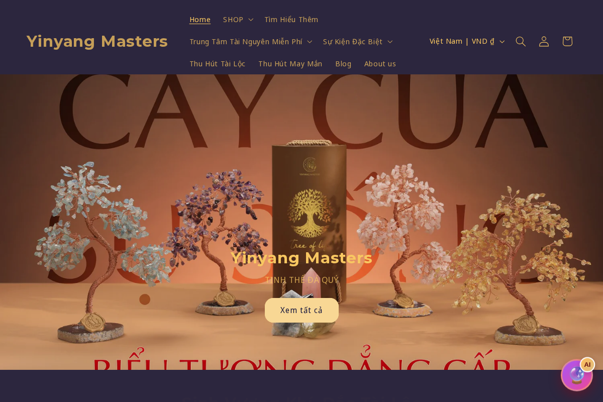 Yinyang Masters homepage screenshot