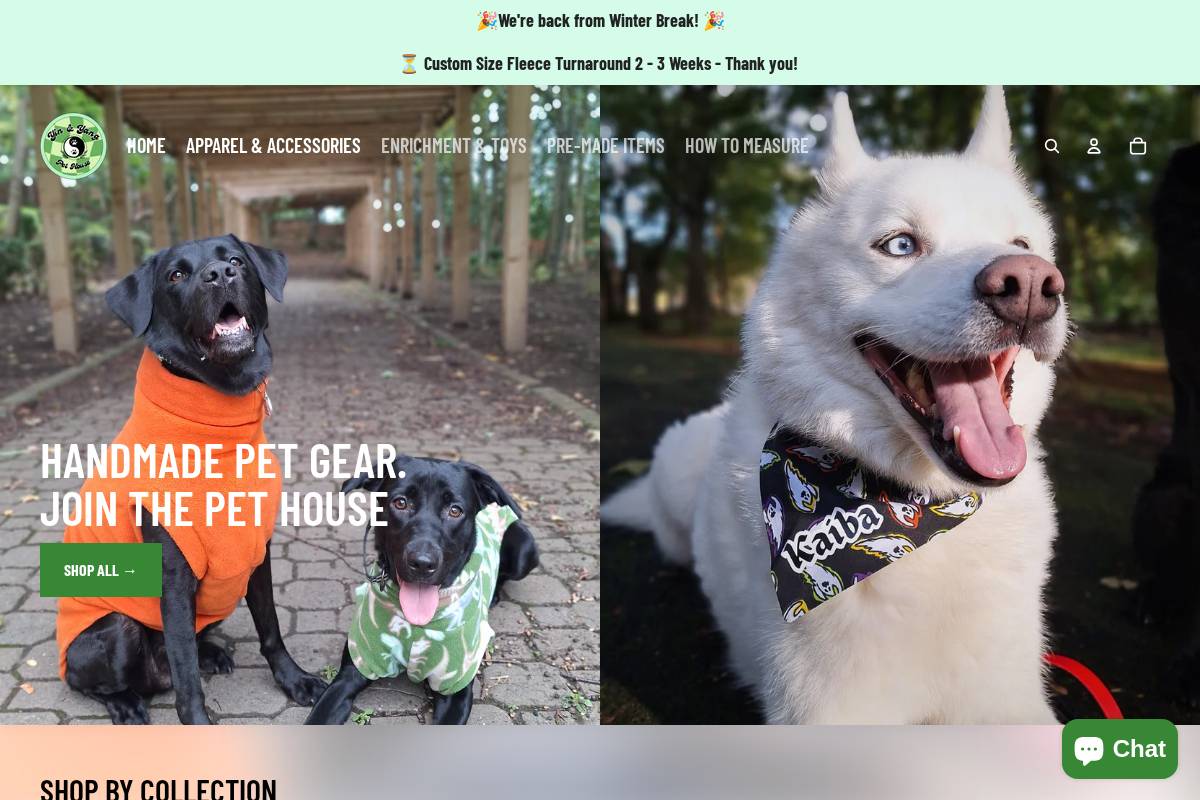 yinyangpethouse.co.uk homepage screenshot