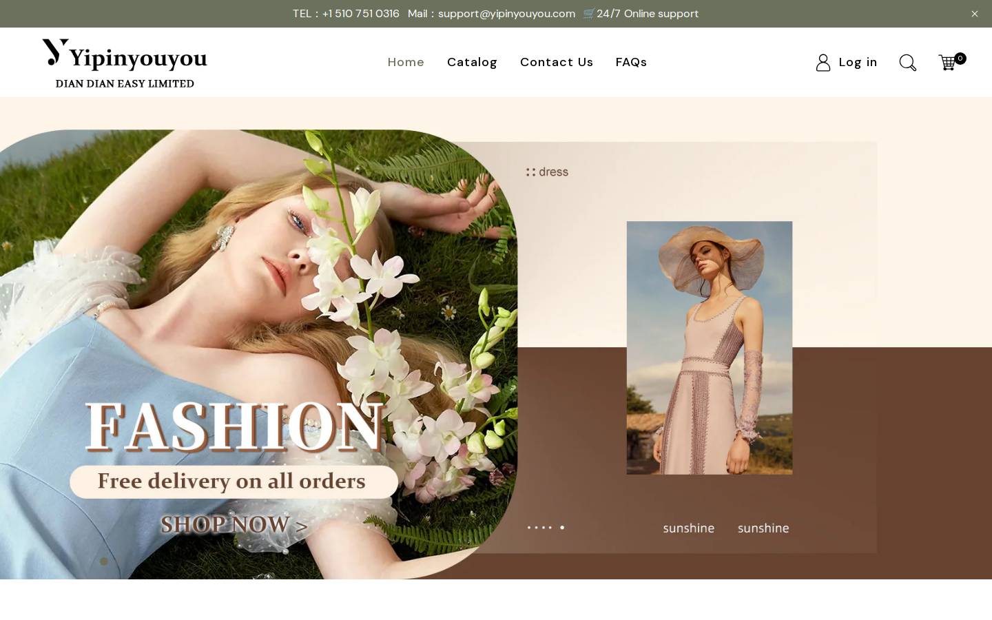 yipinyouyou.com homepage screenshot