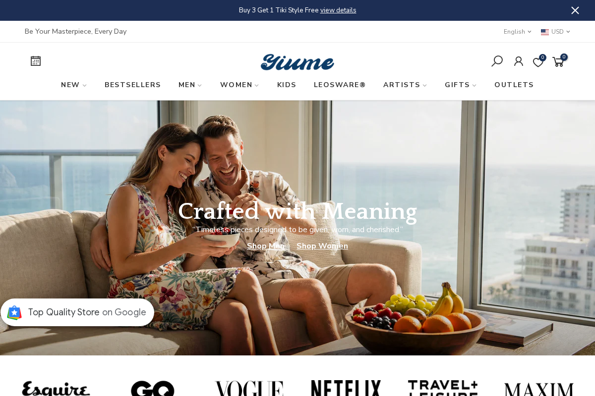 Yiume homepage screenshot