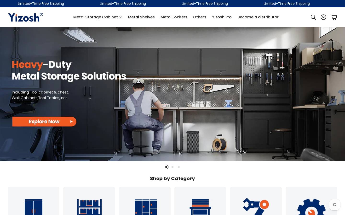 yizosh.com homepage screenshot