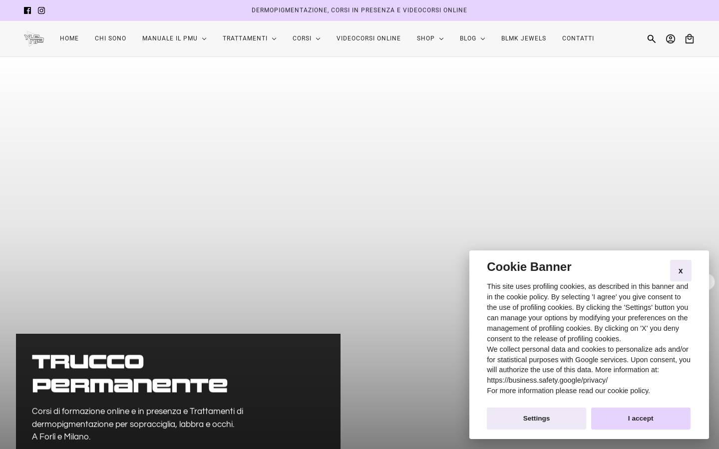 Ylenia Cammareri homepage screenshot