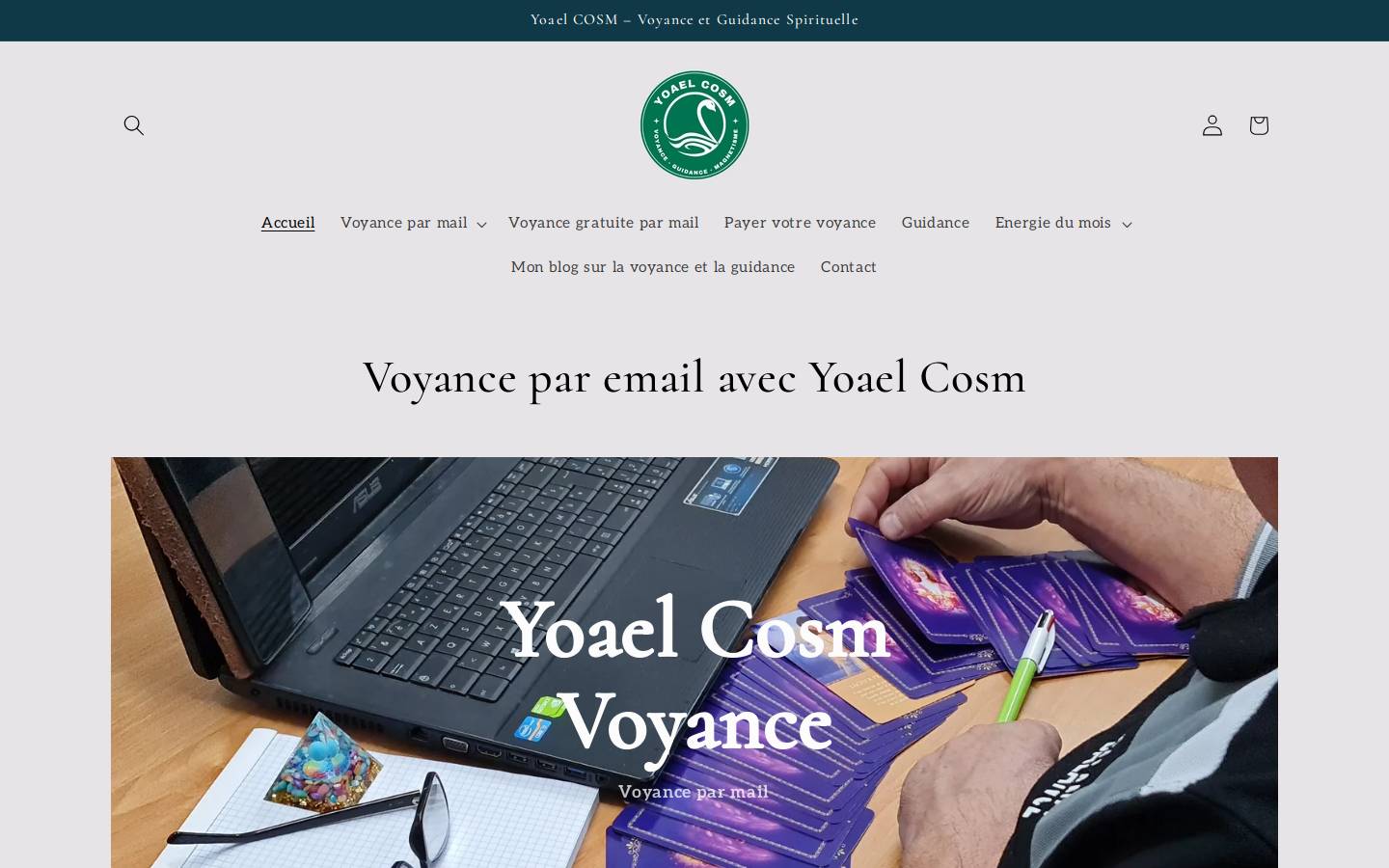 yoaelvoyance.com homepage screenshot