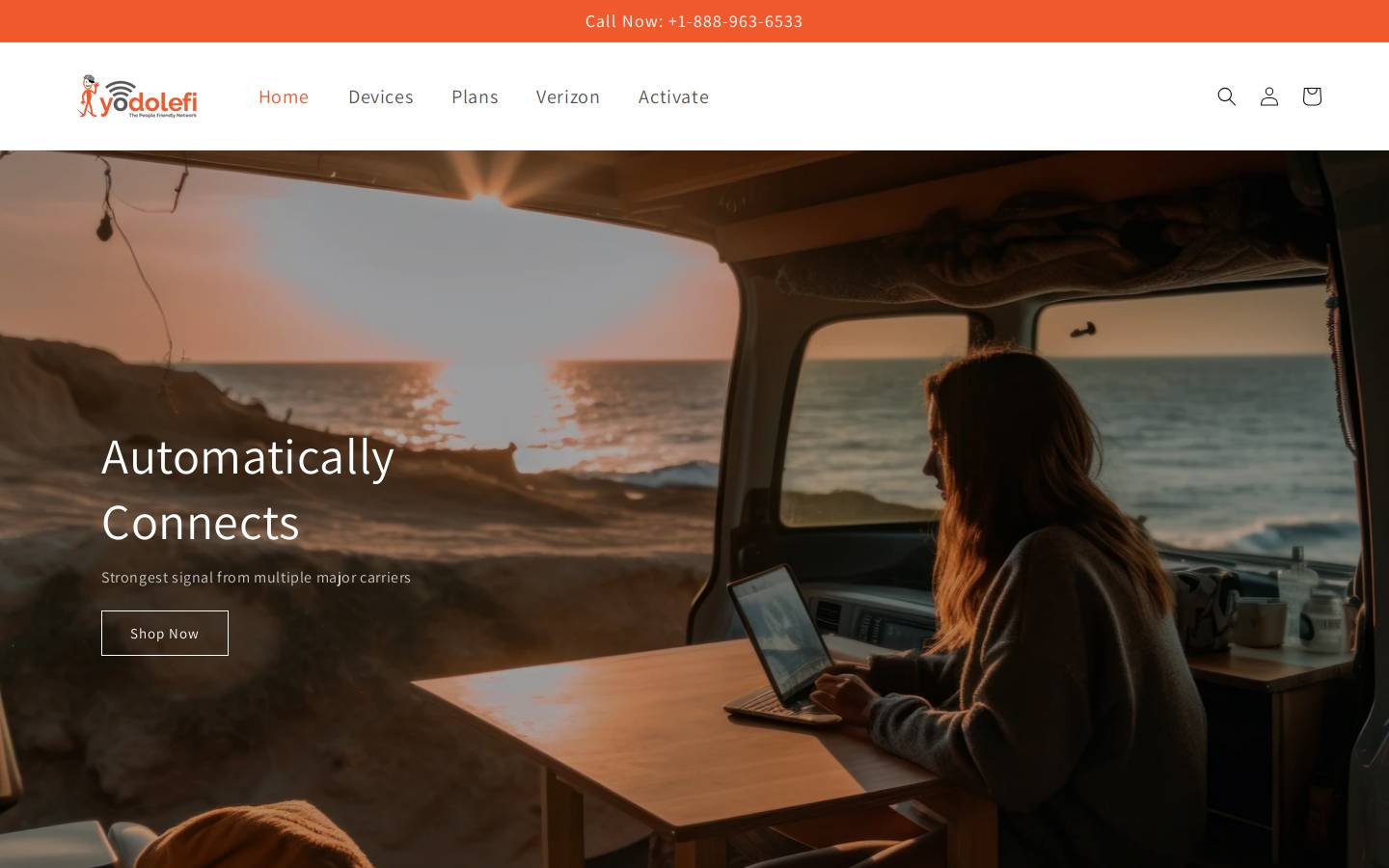 yodolefi.com homepage screenshot