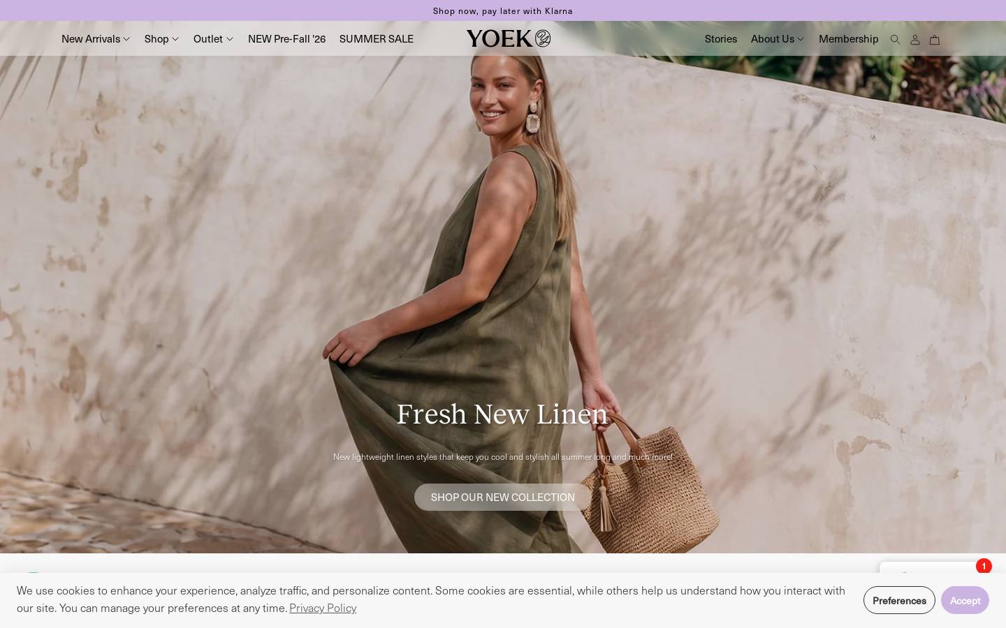 YOEK homepage screenshot