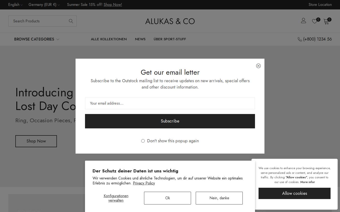 yoga-stuff.eu homepage screenshot