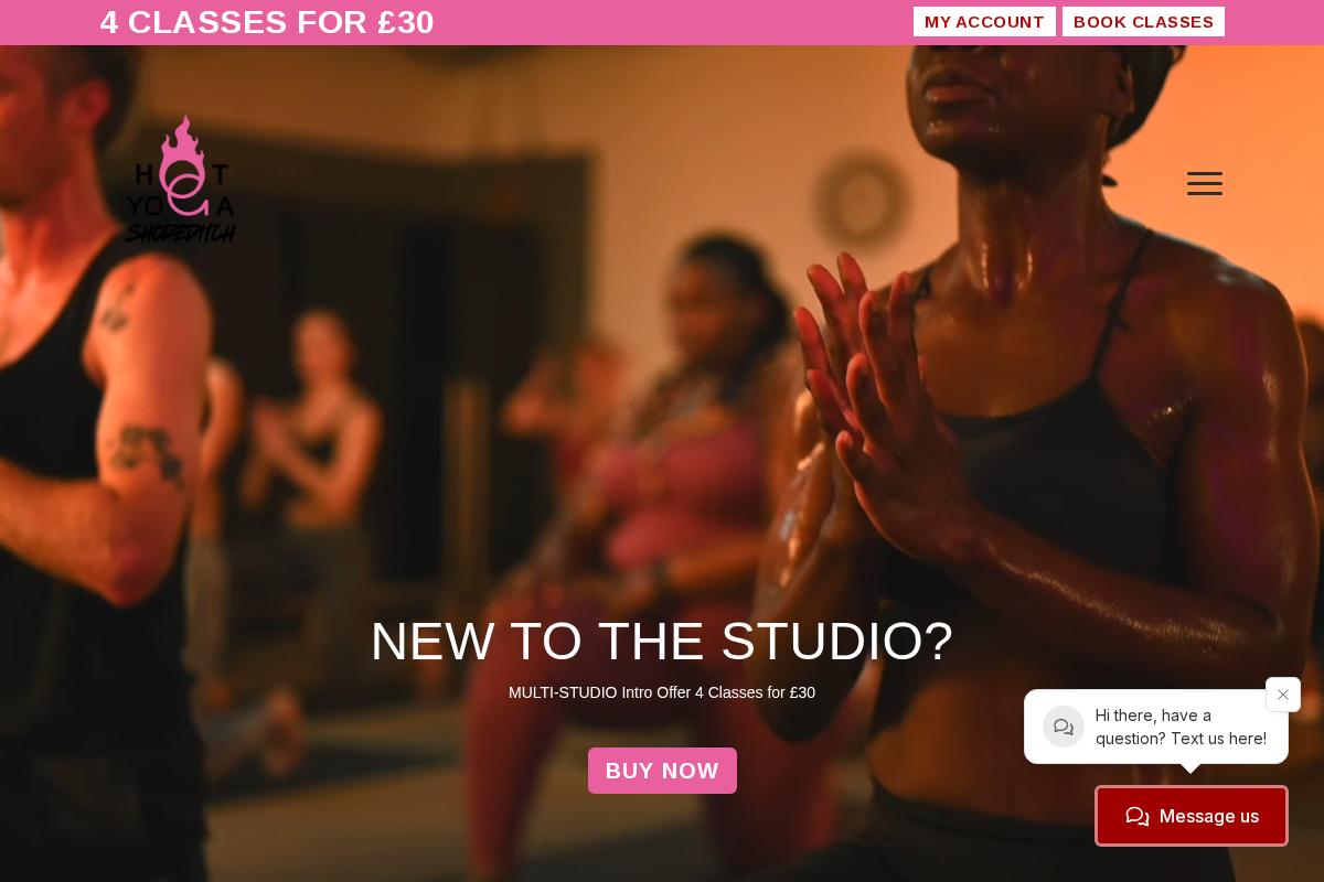 yogaunionlondon.com homepage screenshot