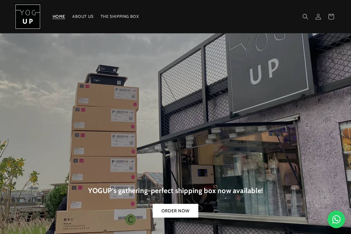 yogup.shop homepage screenshot