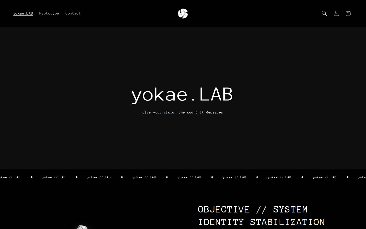 yokaelab.com homepage screenshot