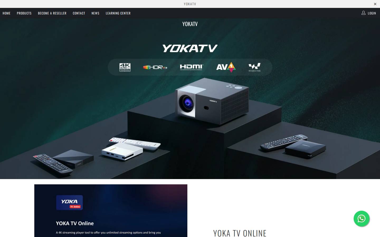 yokatv.tv homepage screenshot