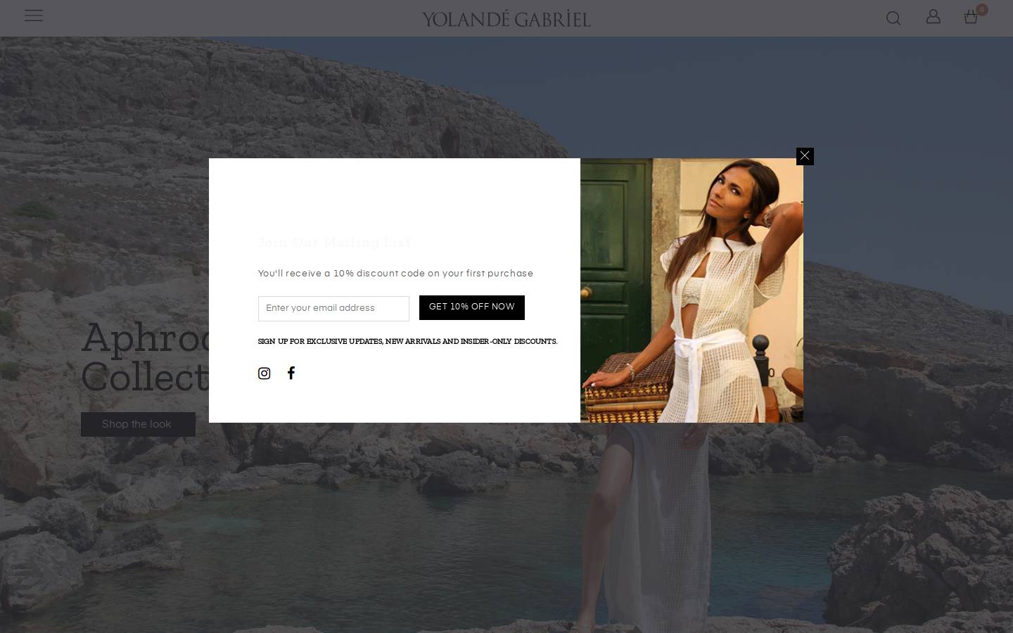 yolandegabriel.com homepage screenshot