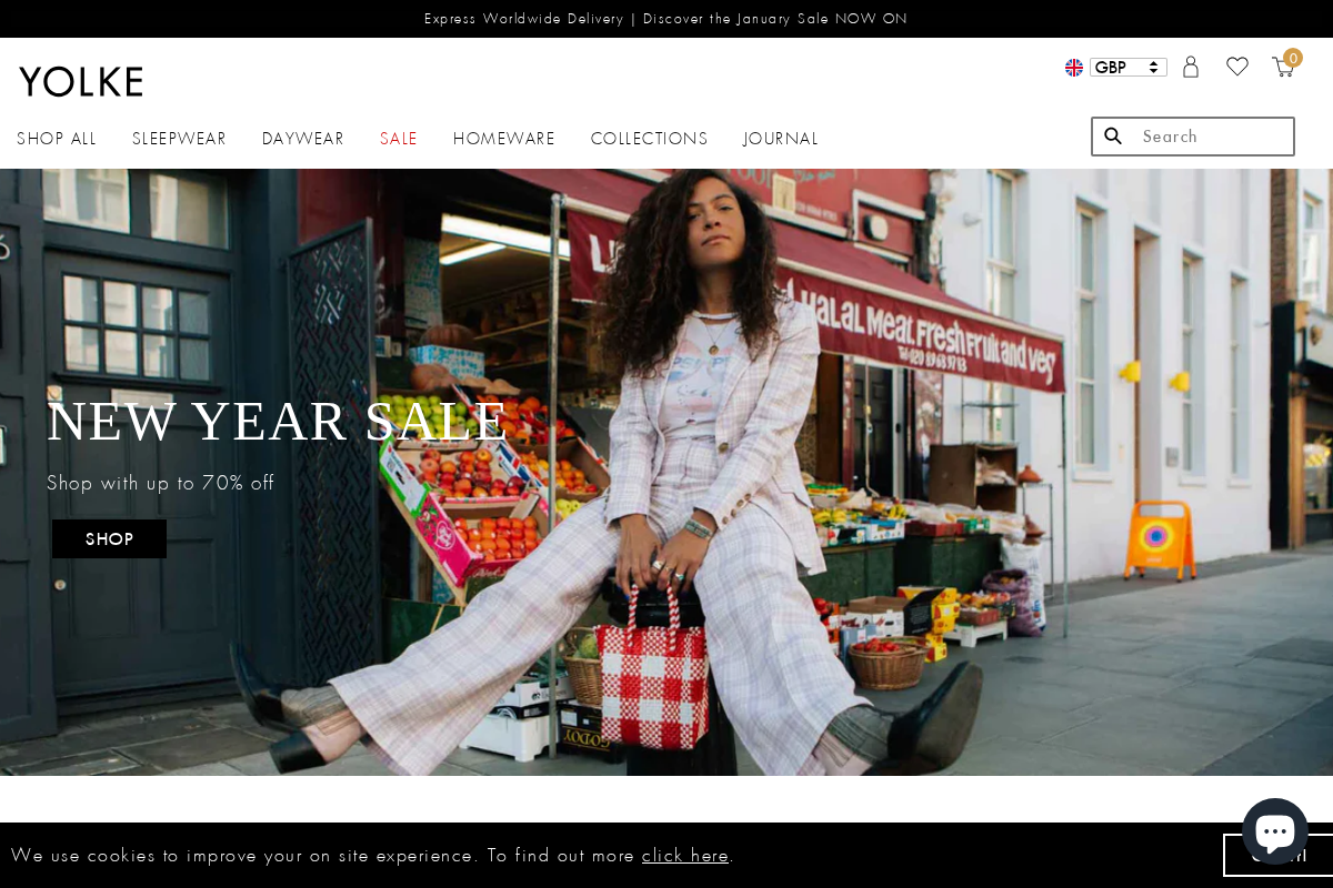 Yolke homepage screenshot