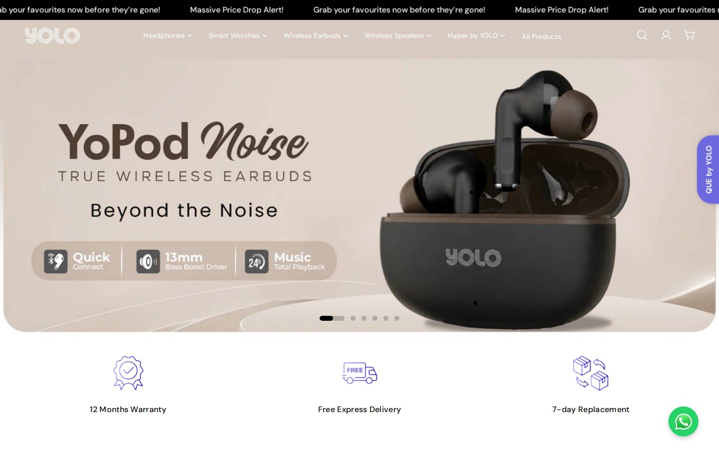 yolopakistan.com homepage screenshot