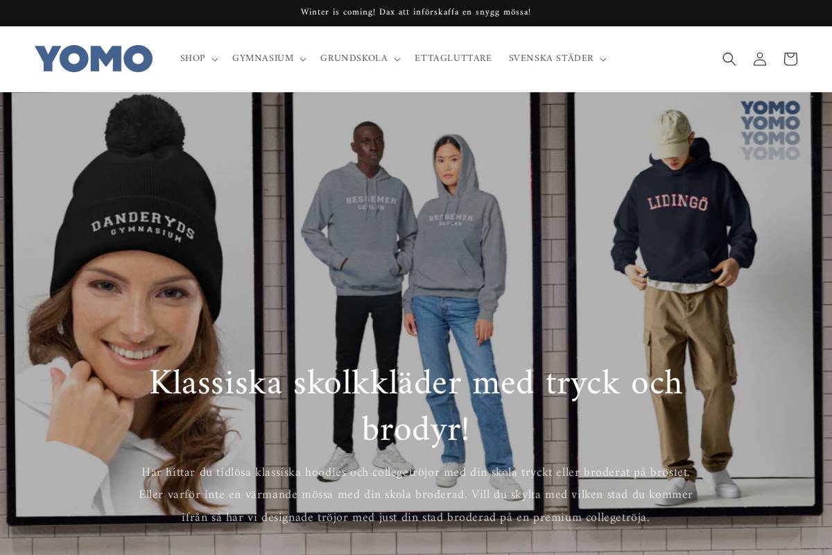 yomo.se homepage screenshot