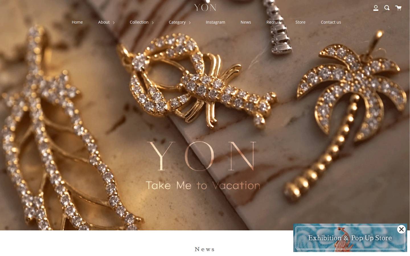 yon.co.jp homepage screenshot