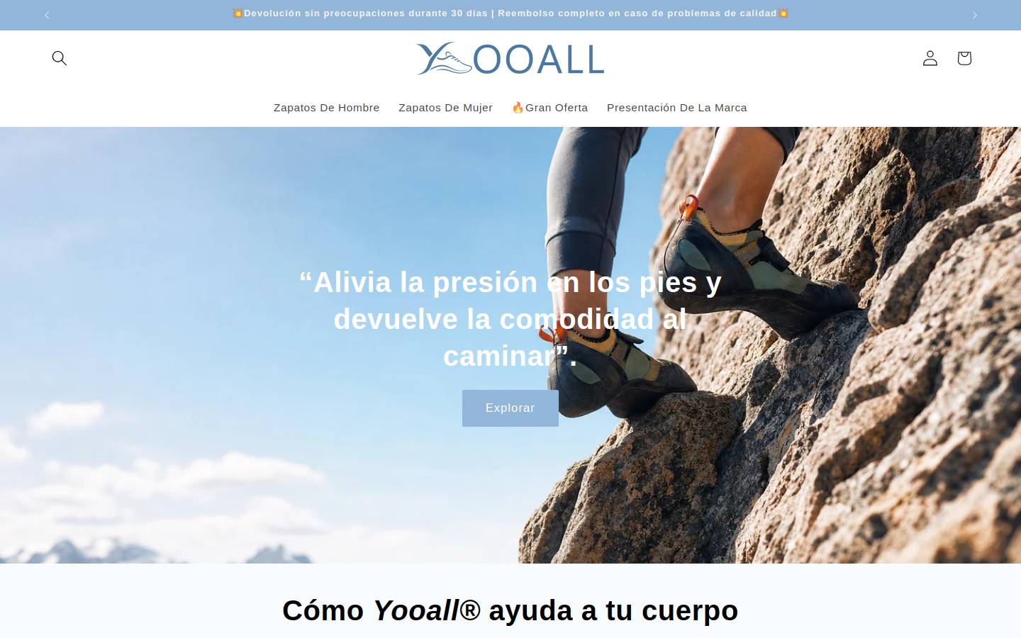 yooall.com homepage screenshot