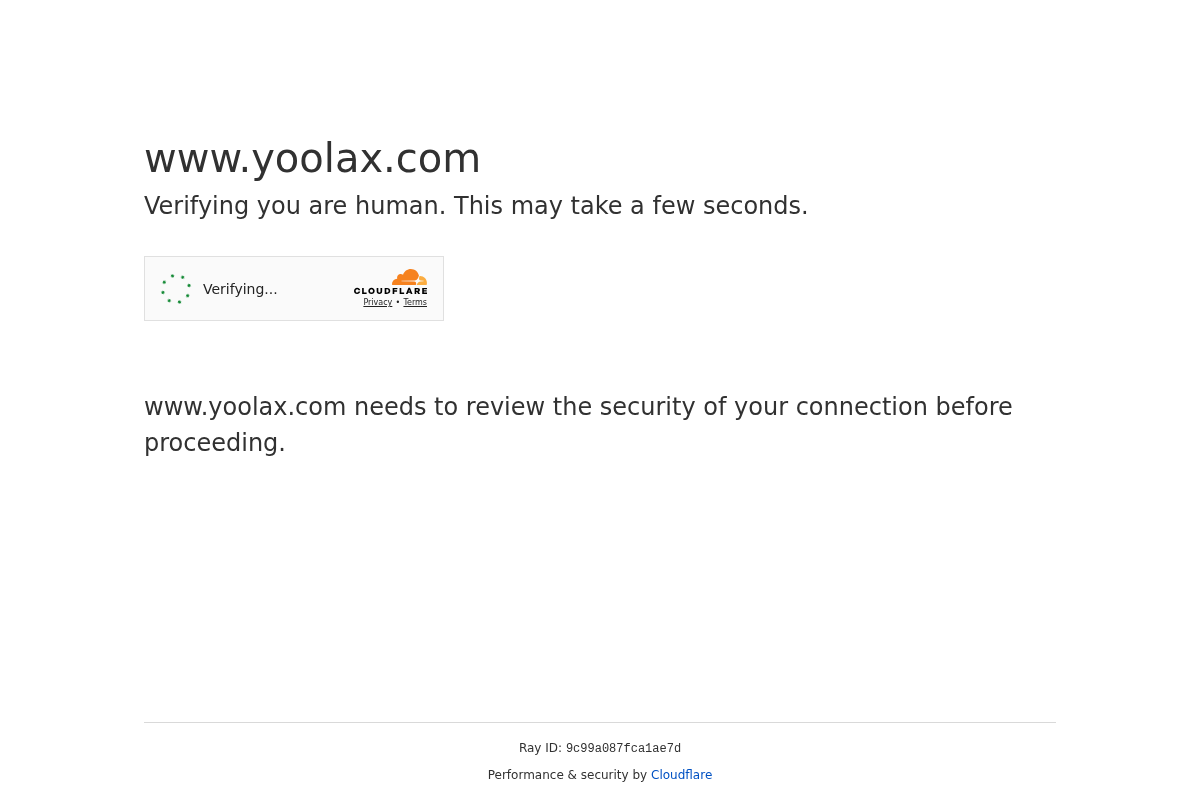 Yoolax homepage screenshot