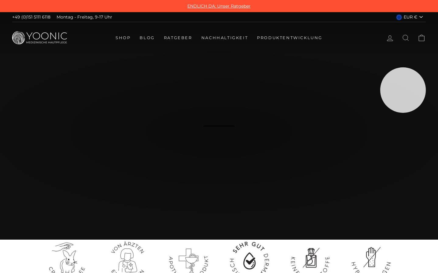 yoonic.com homepage screenshot