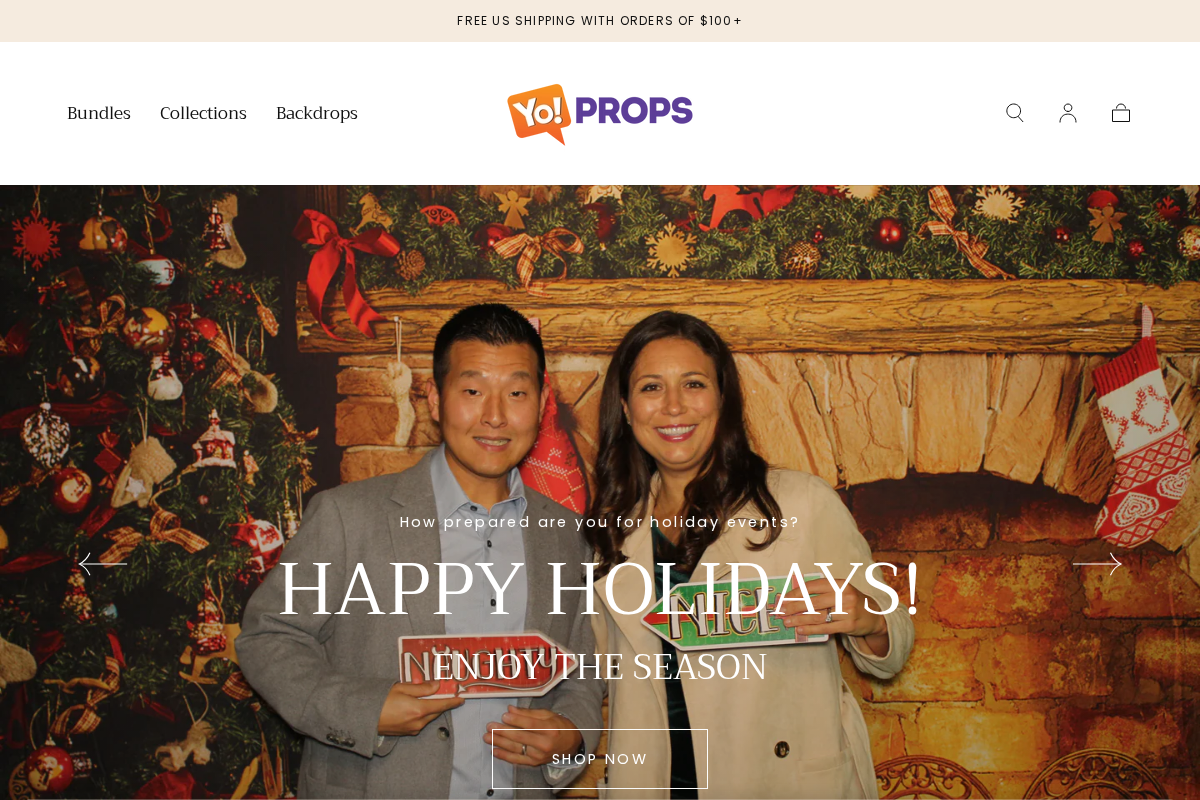 yoprops.com homepage screenshot