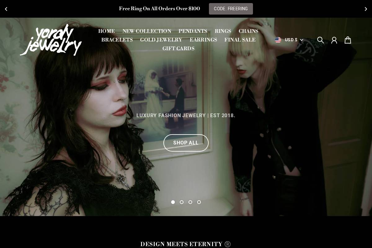 yordy.co homepage screenshot