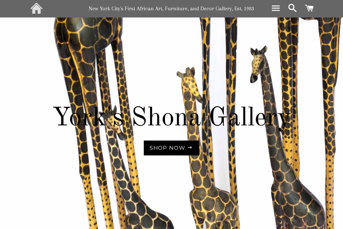 yorksshonagallery.com homepage screenshot