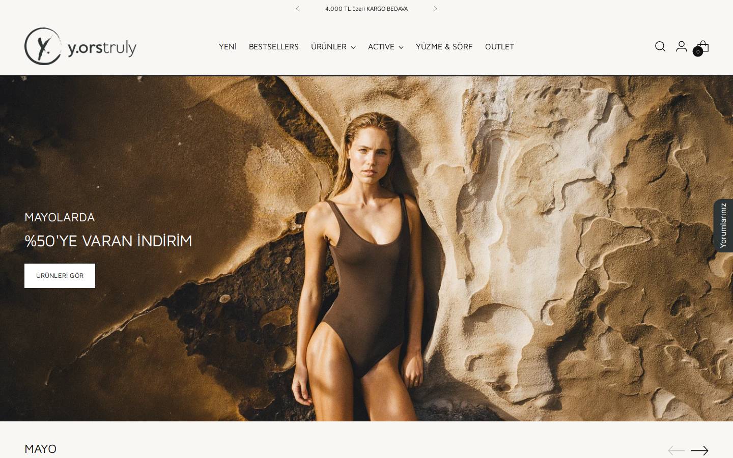 yorstruly.com homepage screenshot