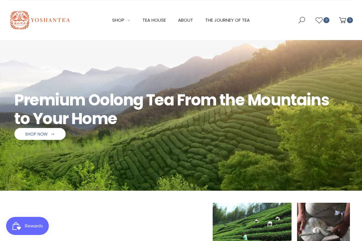 yoshanteausa.com homepage screenshot