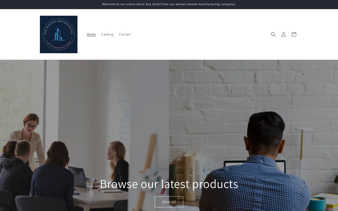 yostplastics.com homepage screenshot