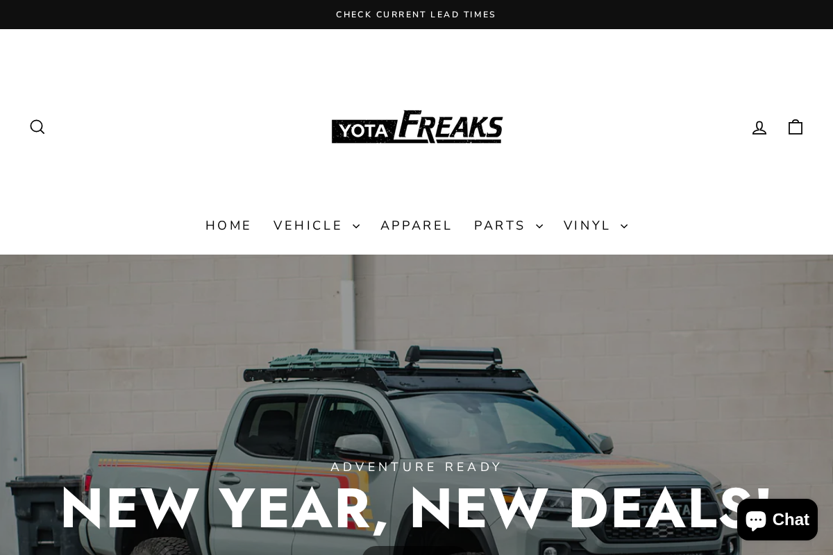 Yota Freaks homepage screenshot
