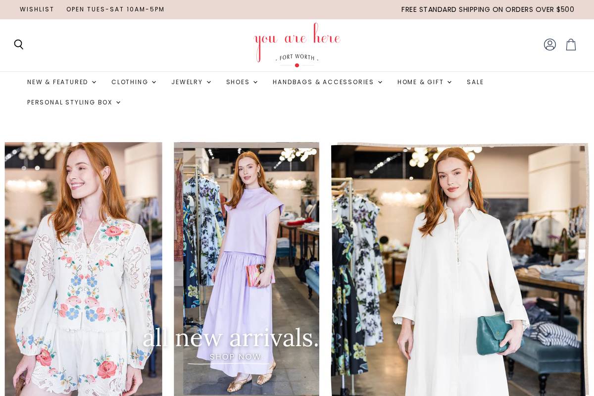 youareherefw.com homepage screenshot