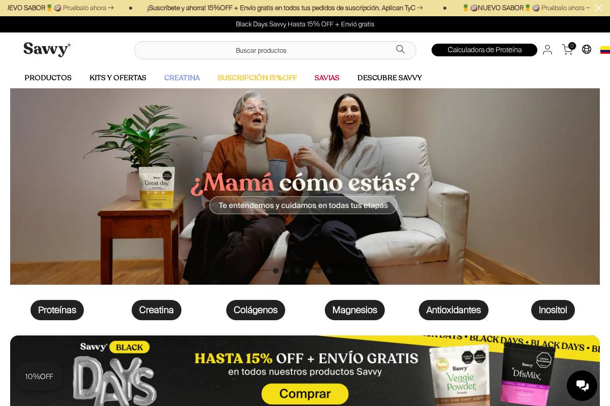 youaresavvy.com homepage screenshot