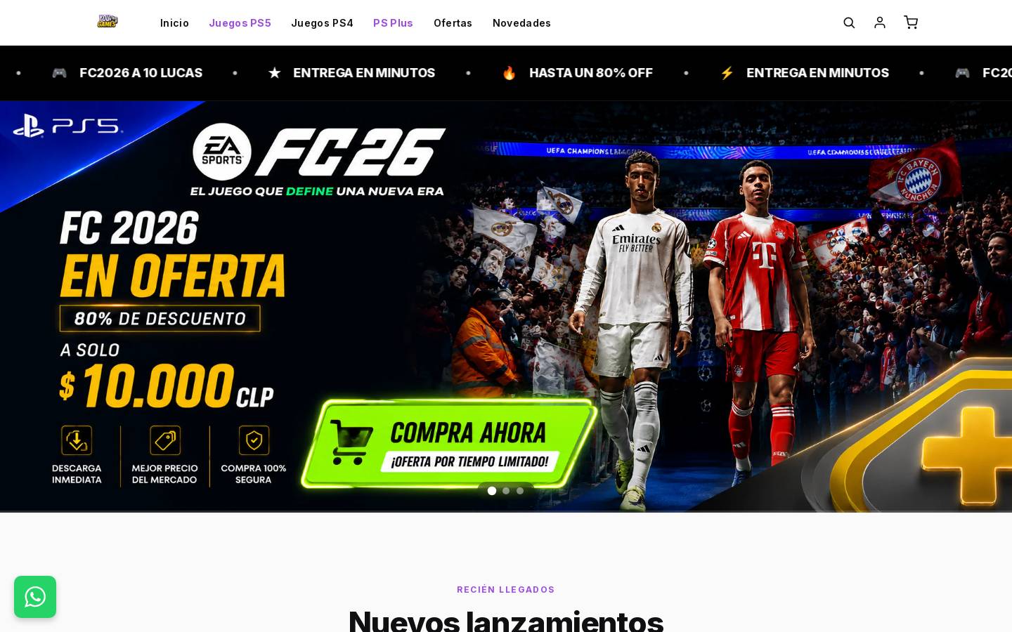 yougames.shop homepage screenshot
