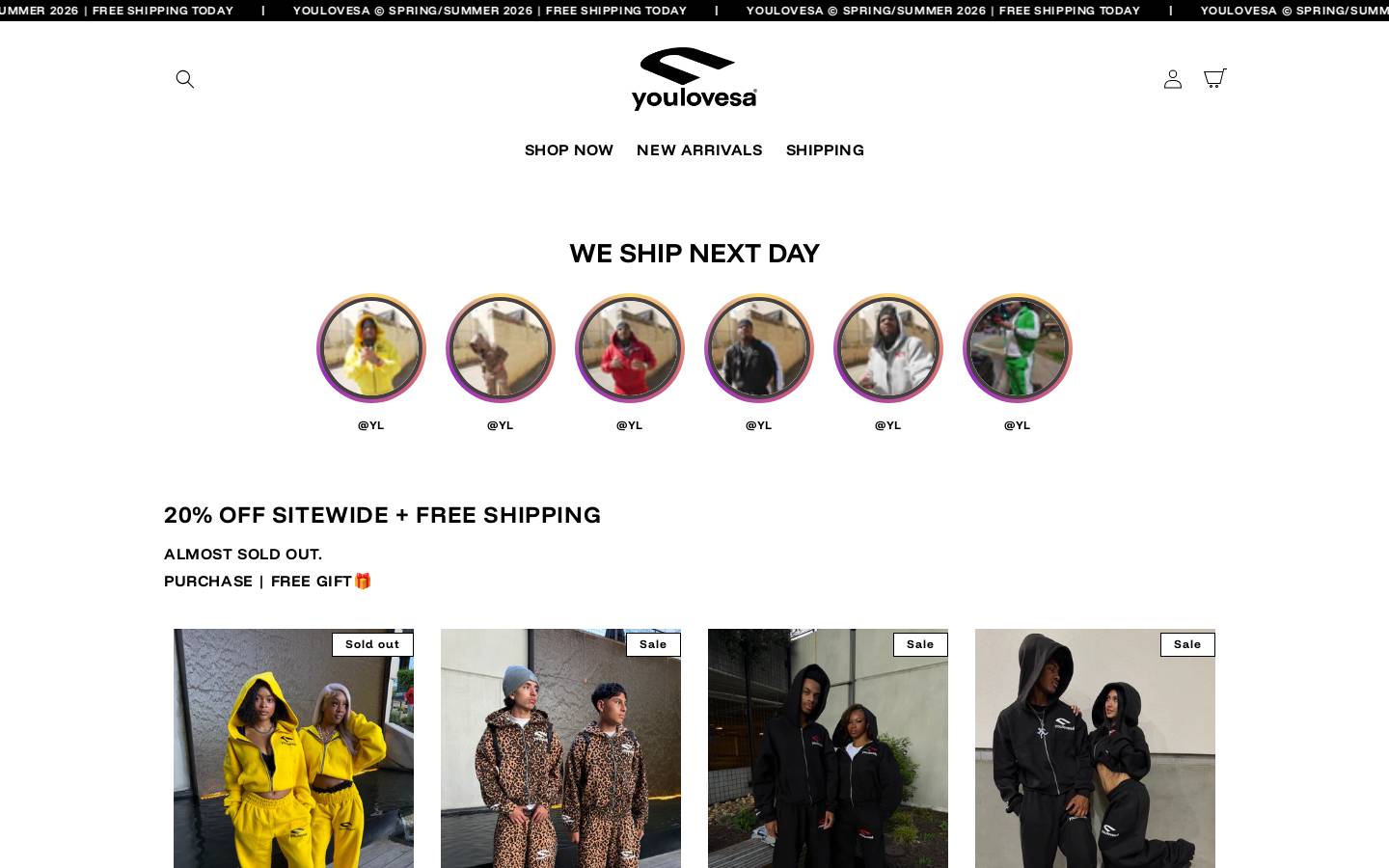 youlovesa.com homepage screenshot