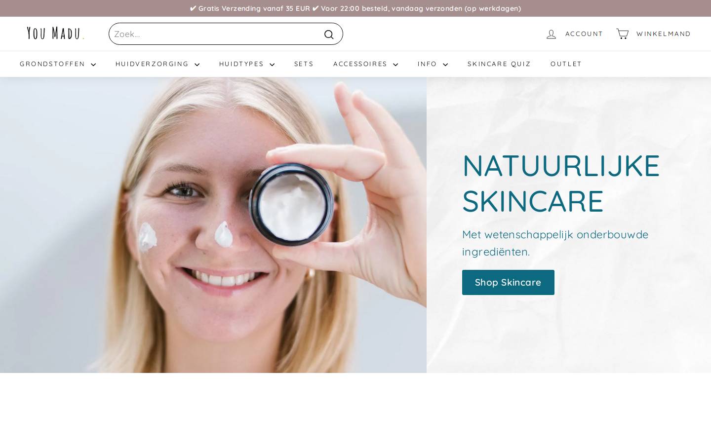 You Madu homepage screenshot