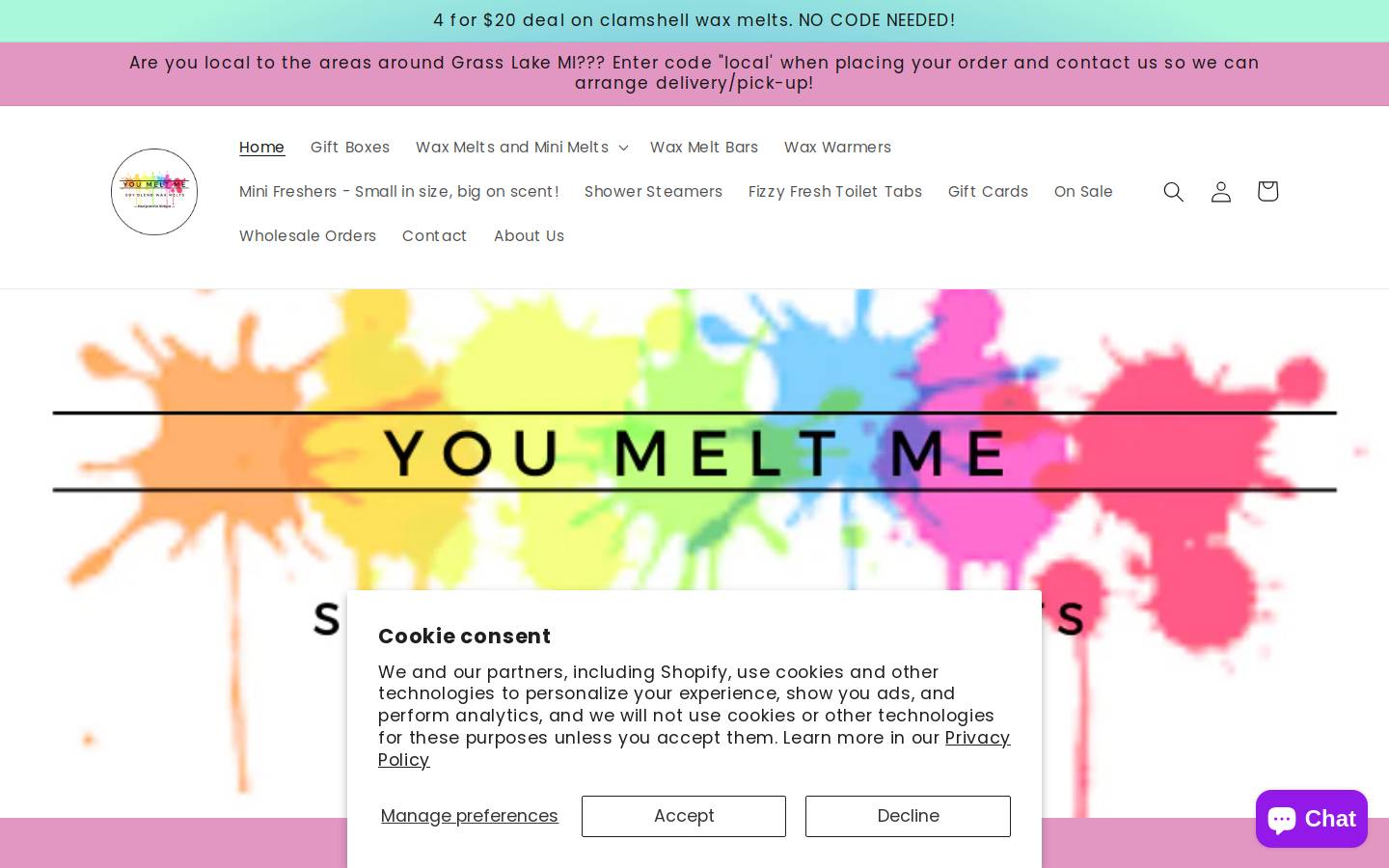 youmeltmeusa.com homepage screenshot