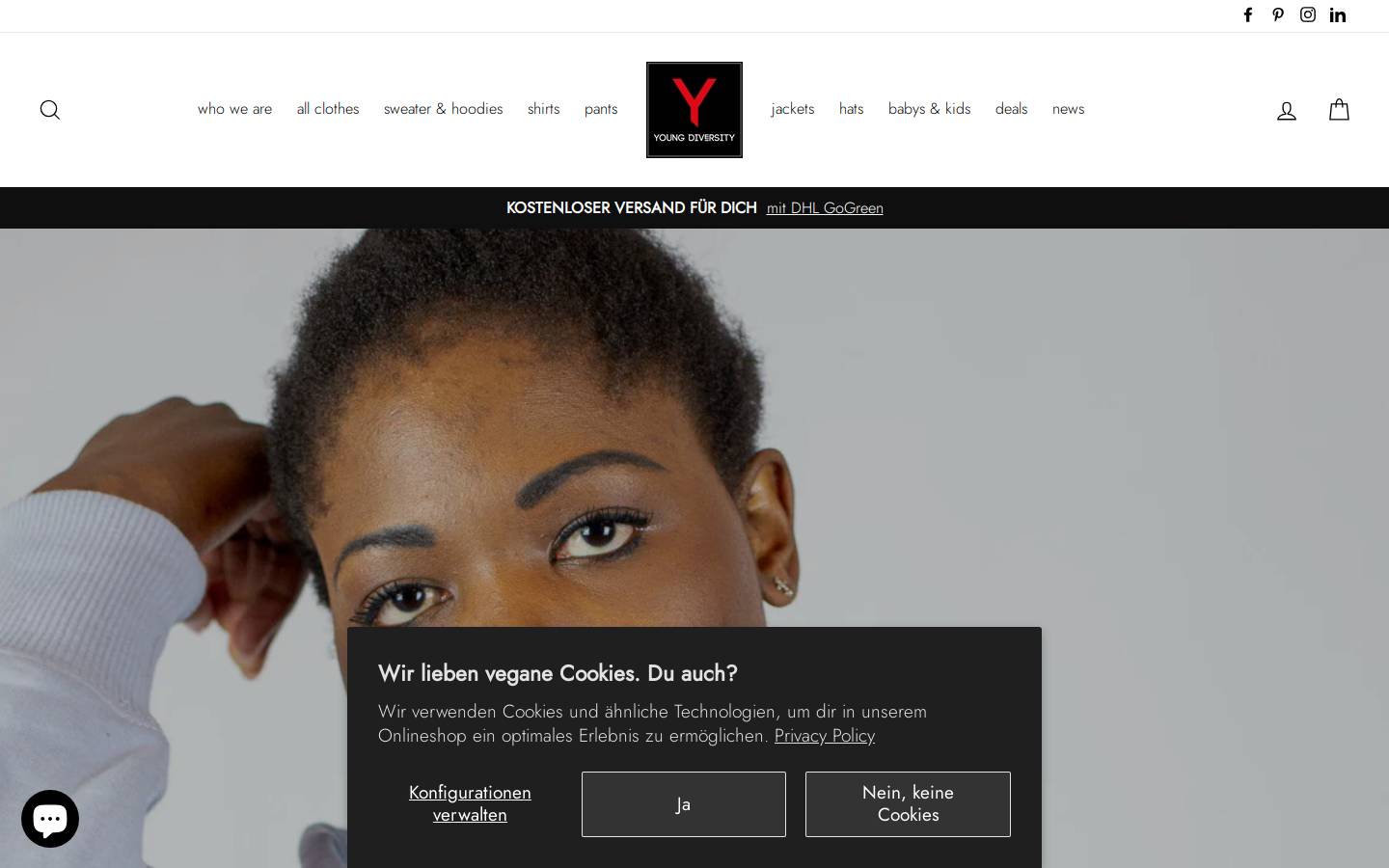 EKN homepage screenshot