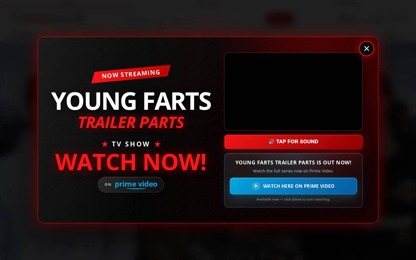youngfartsrvparts.com homepage screenshot