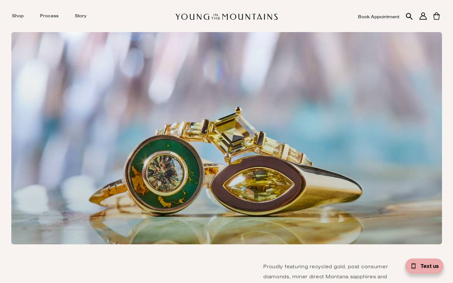 younginthemountains.com homepage screenshot