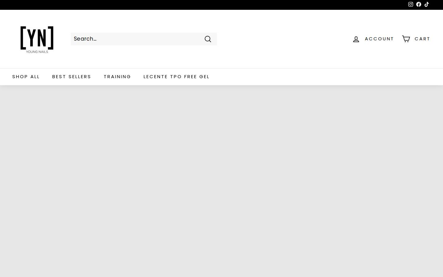 youngnails.ie homepage screenshot