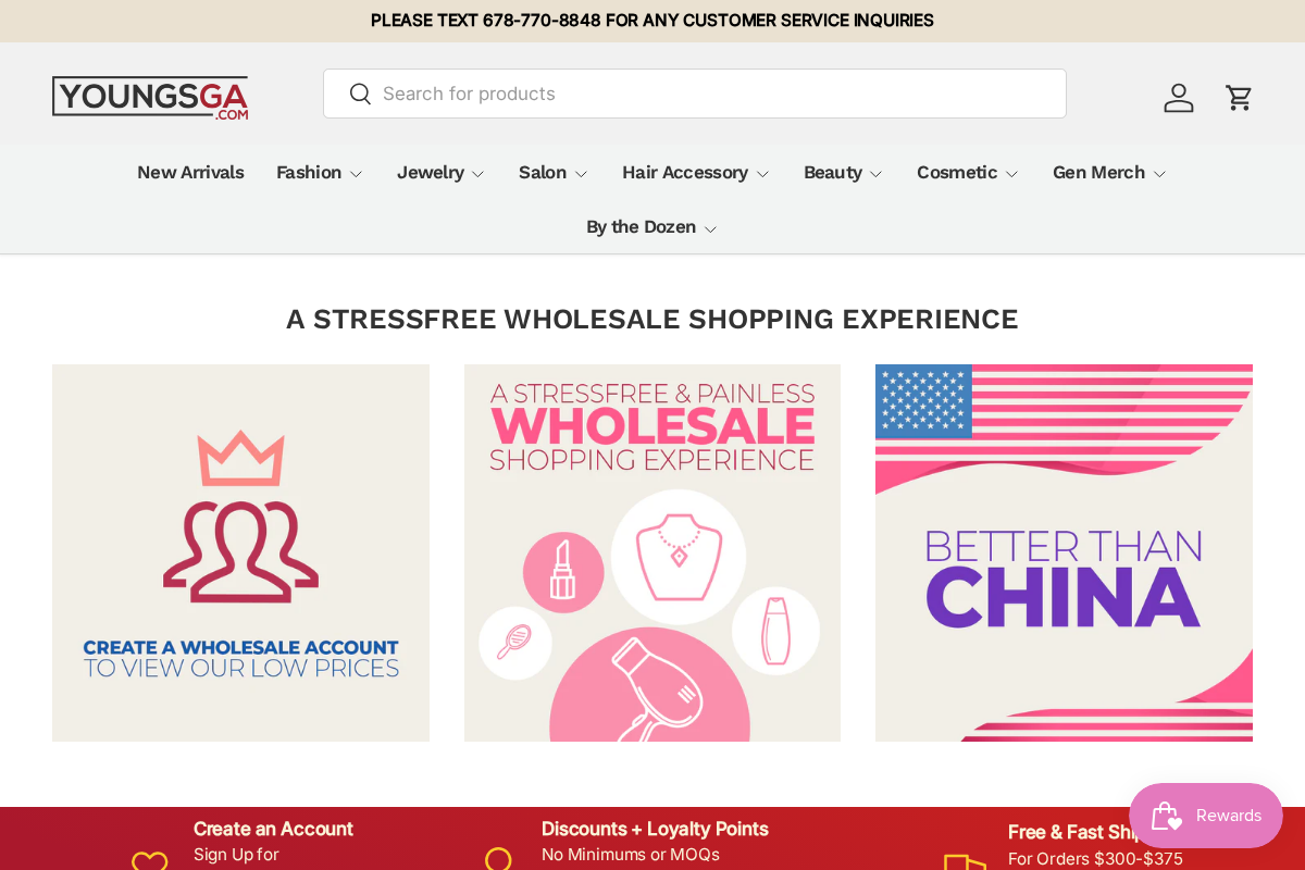 youngsga.com homepage screenshot