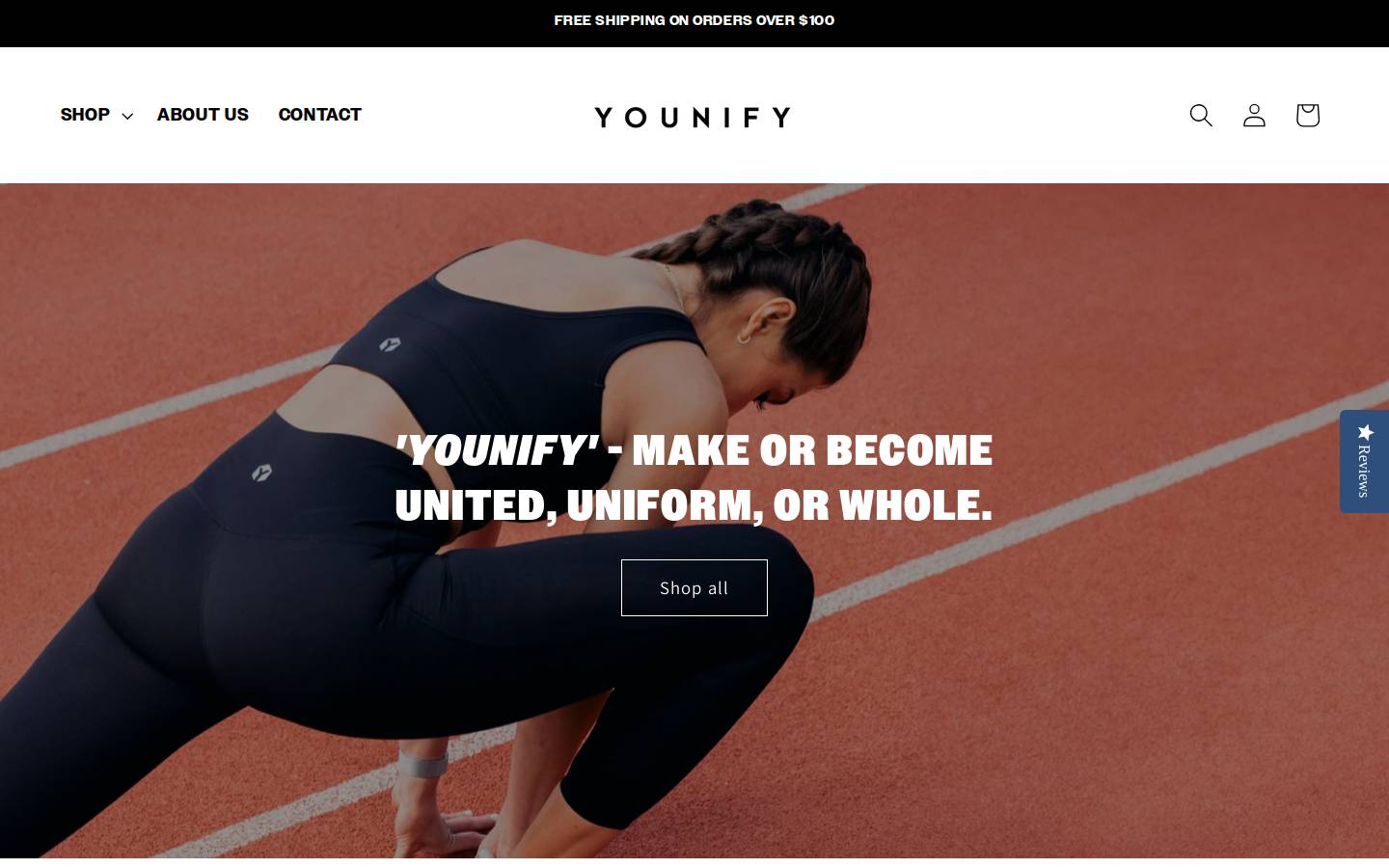 younifyactive.com homepage screenshot