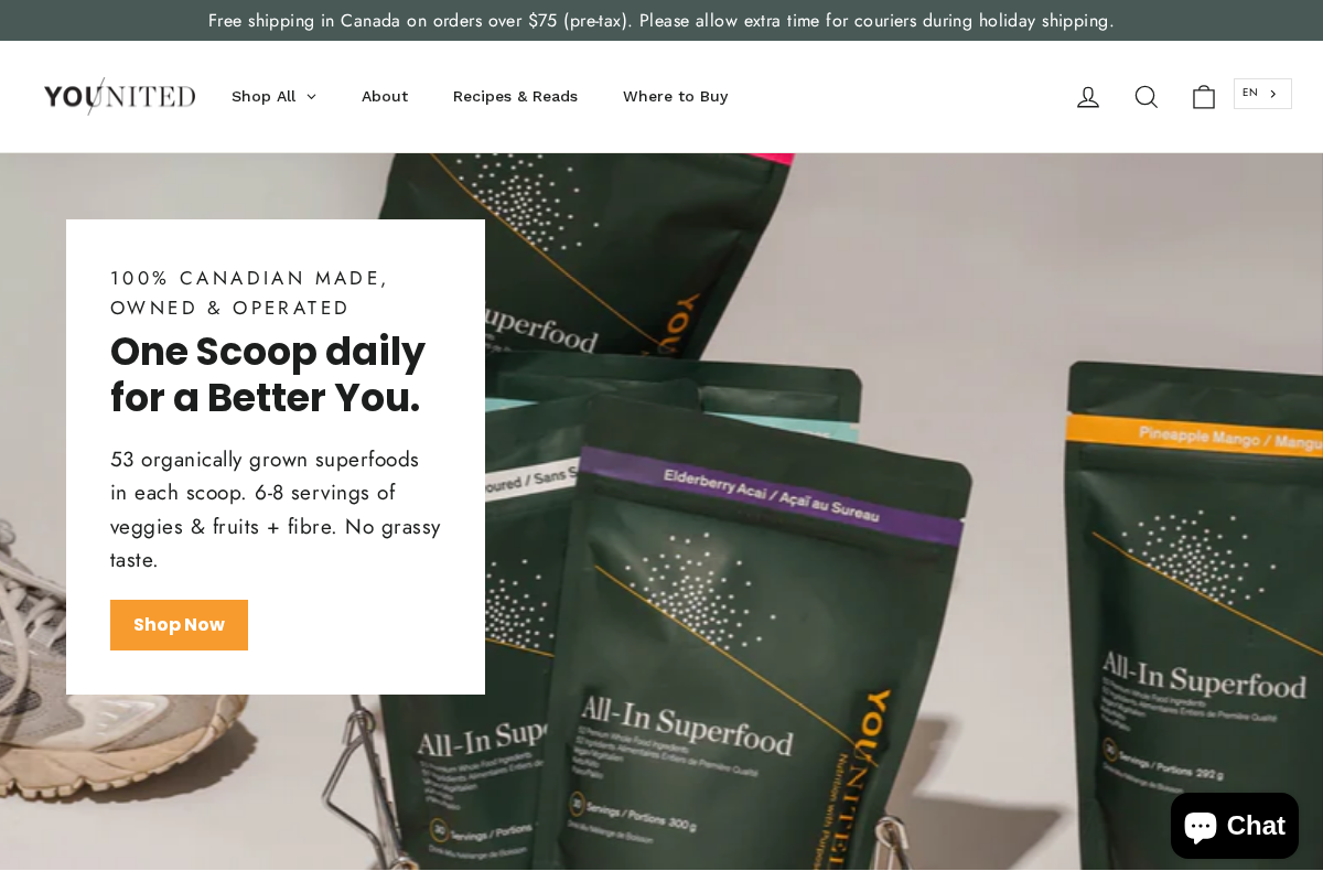 younitedwellness.ca homepage screenshot