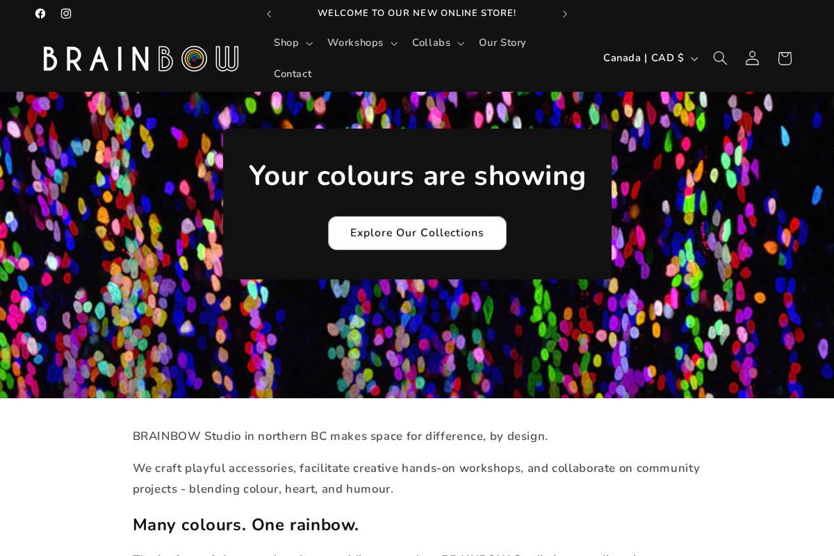 yourbrainbow.com homepage screenshot