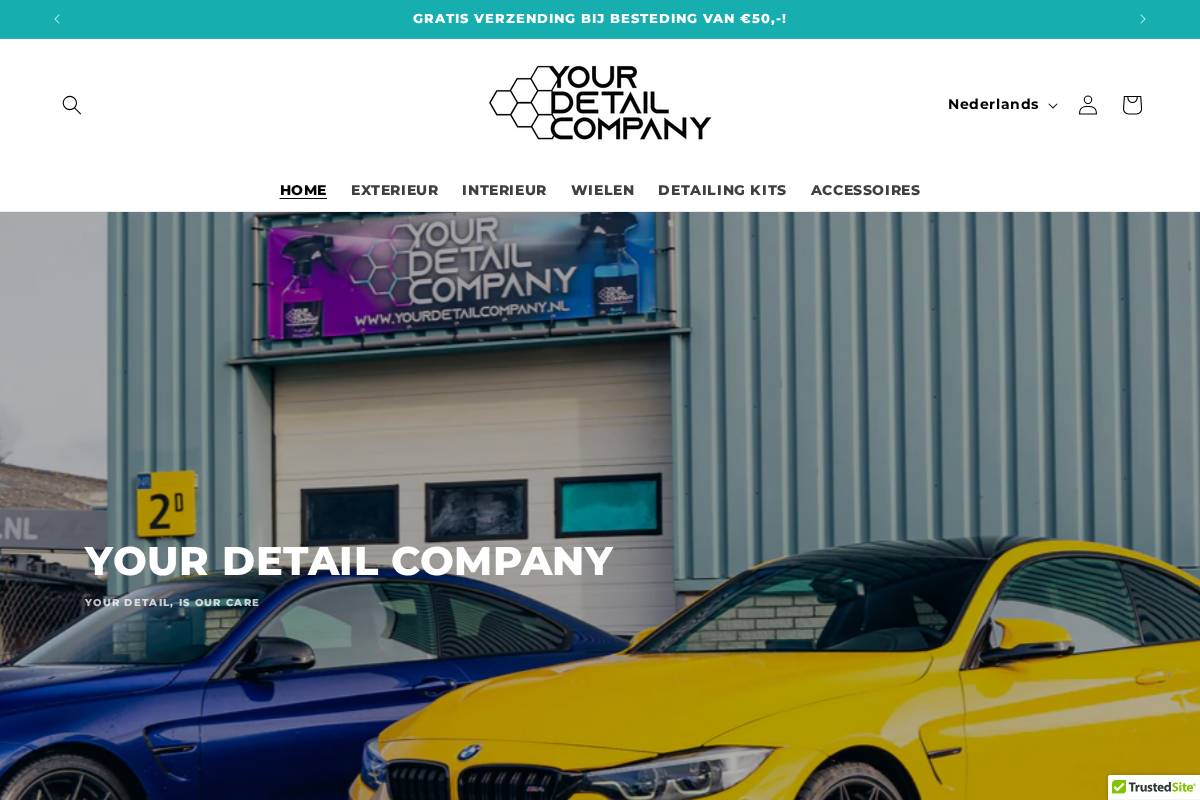 yourdetailcompany.com homepage screenshot