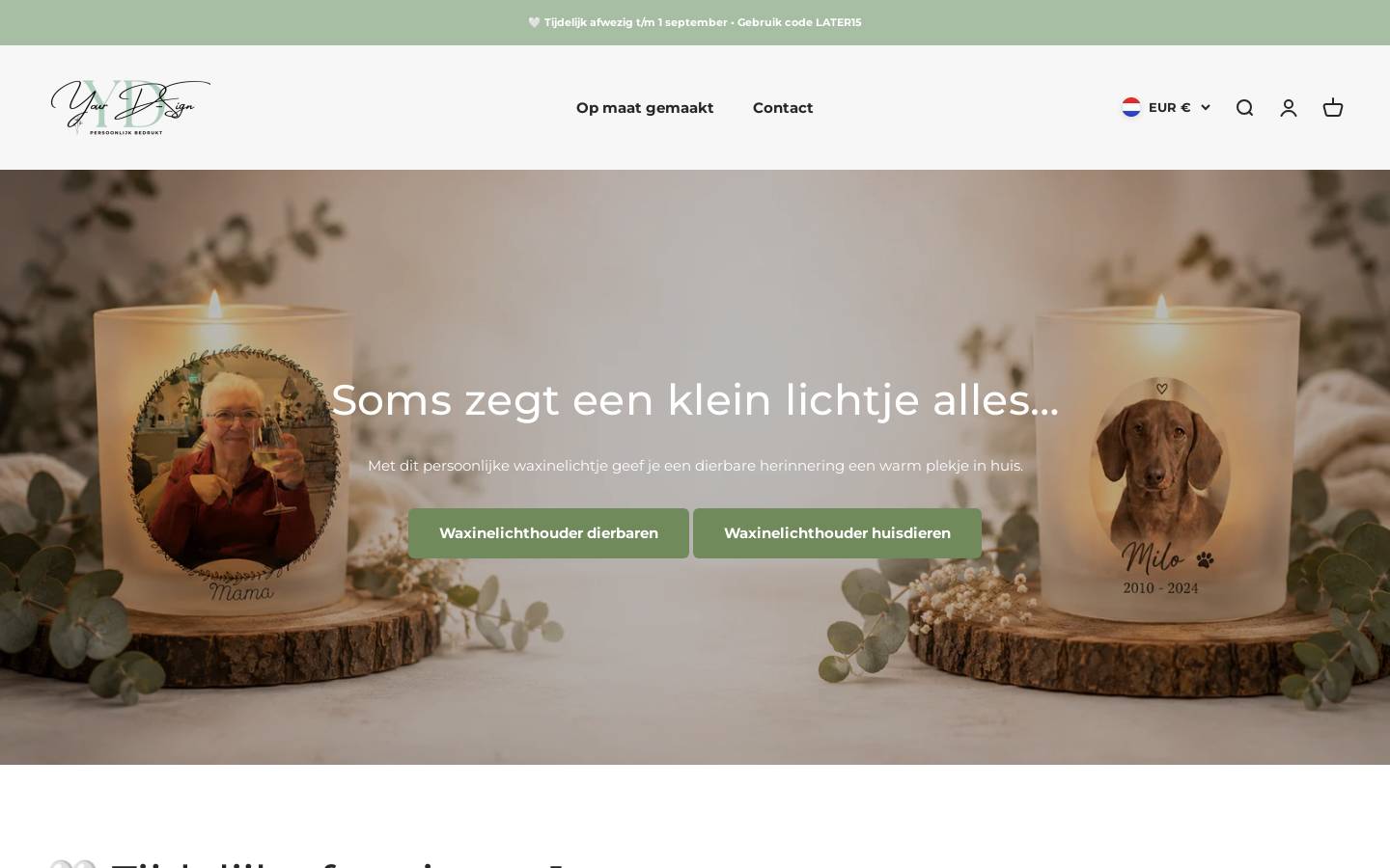 Yourdsign homepage screenshot