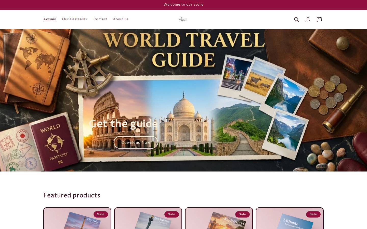 yourguidee.com homepage screenshot