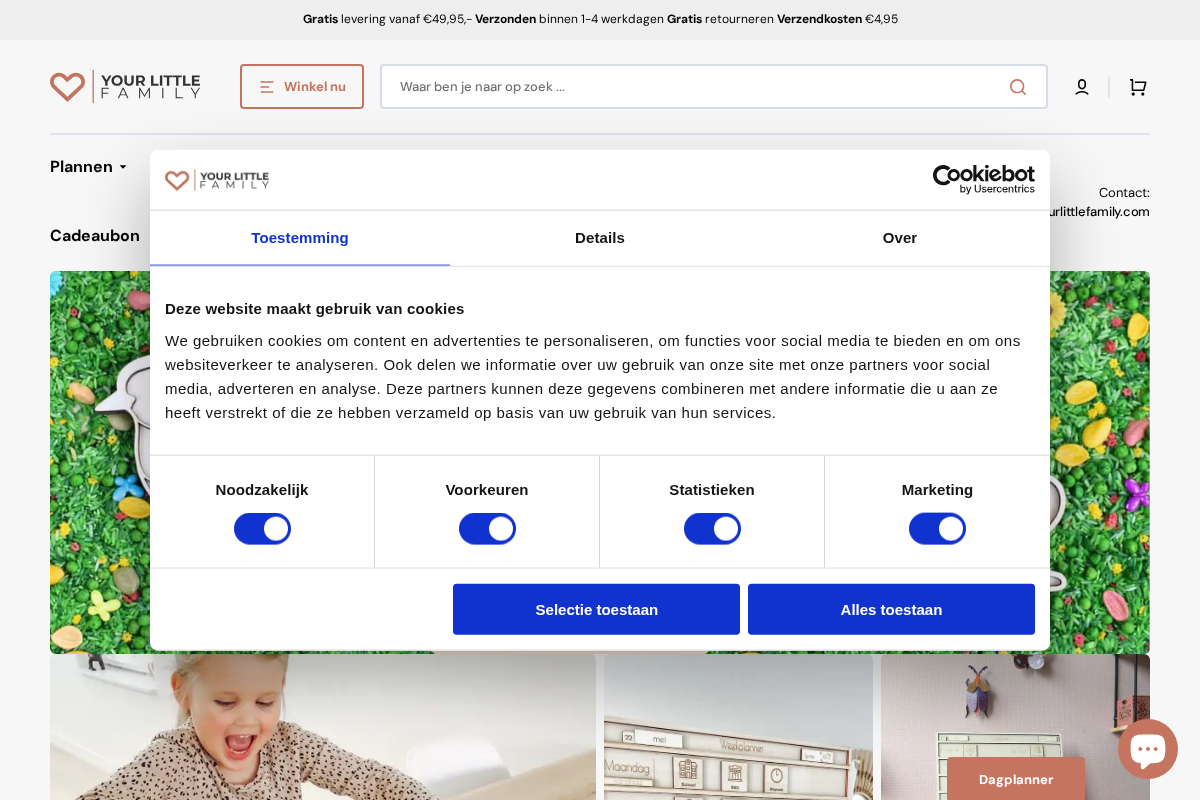 yourlittlefamily-nl homepage screenshot