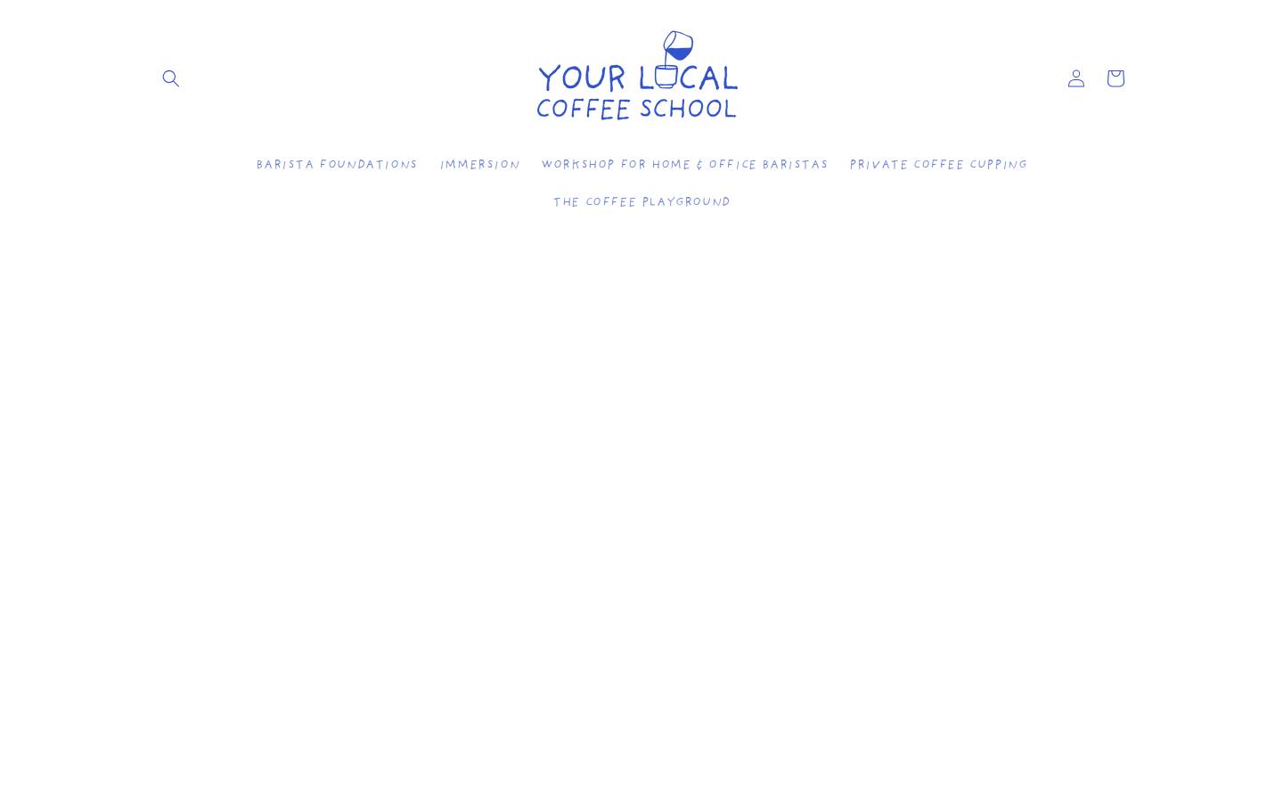 yourlocalcoffee.school homepage screenshot