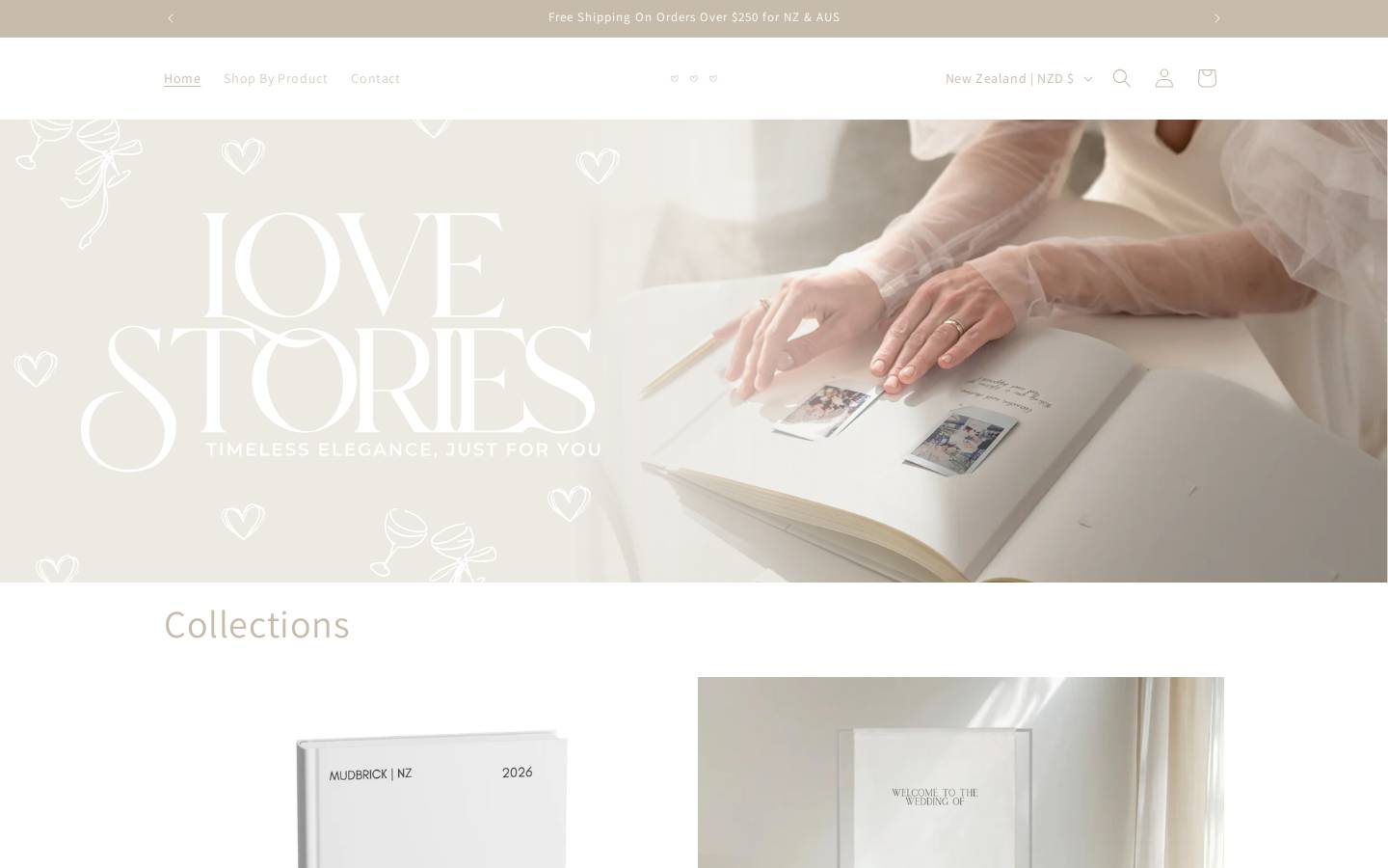 yourlovestories.co.nz homepage screenshot