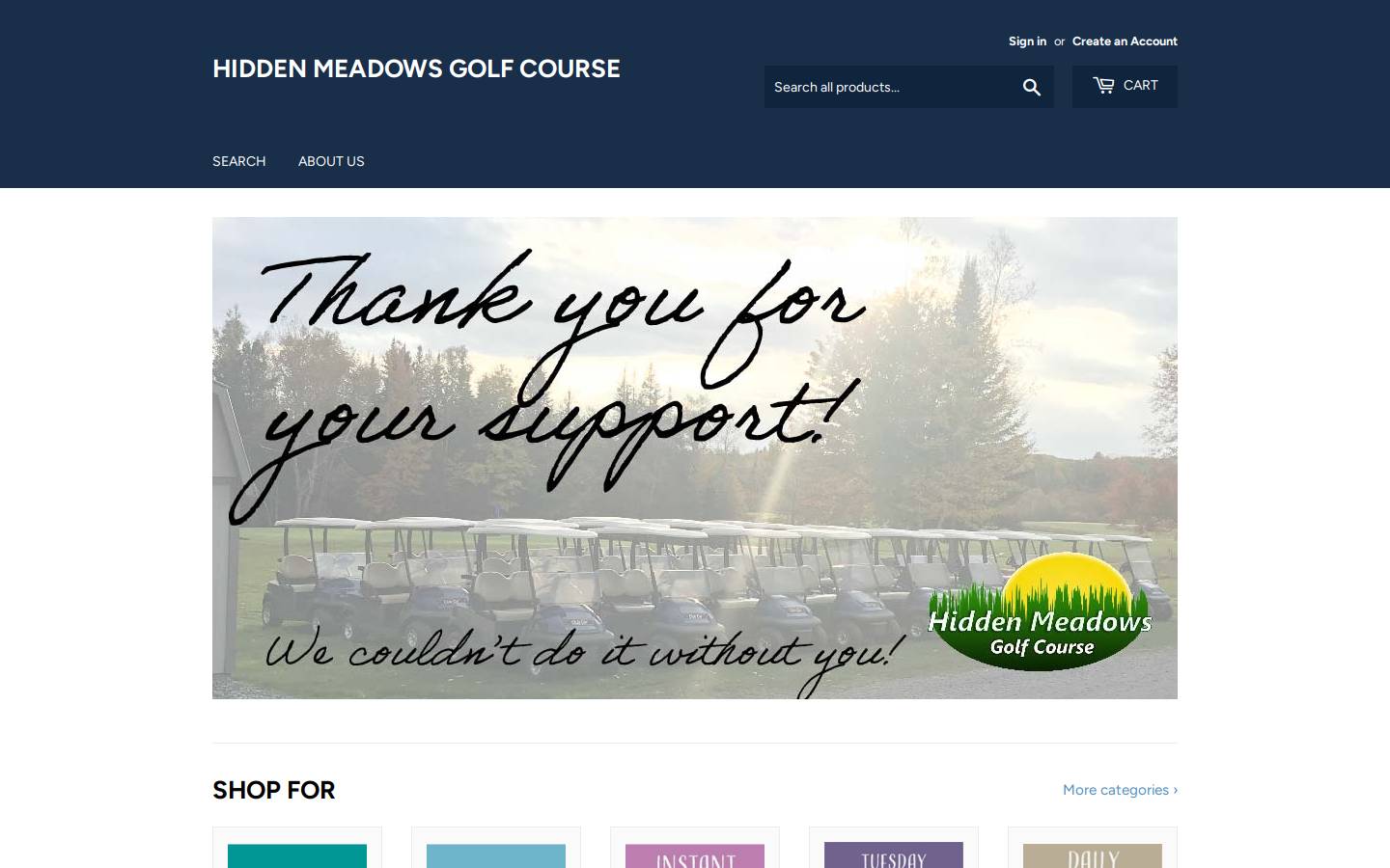 yourparshop.com homepage screenshot